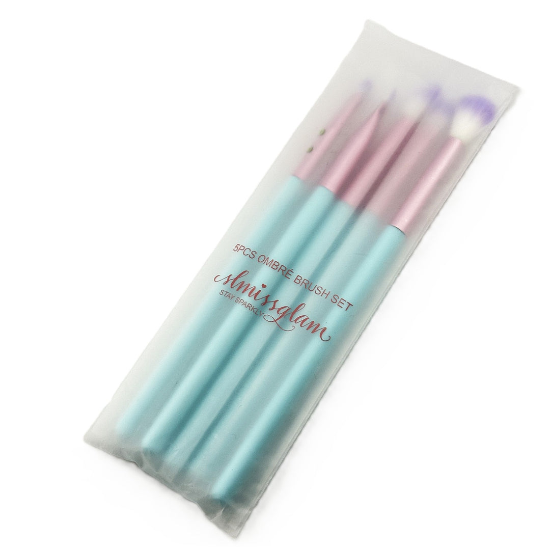 slmissglam Stay Sparkly 5-Piece Ombre Brush Set – Cosmetics | Glam Command