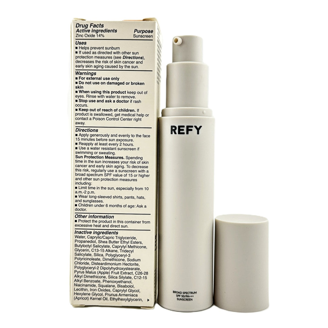REFY Skin Trio Tinted Sunscreen – Agate – SPF 50 – 36 ml