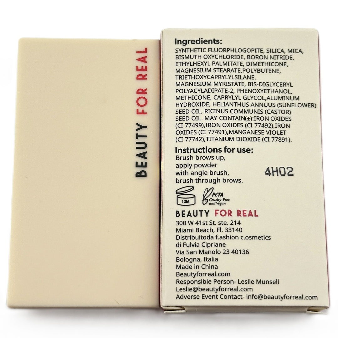 BEAUTY FOR REAL Brow Max Ombre Brow Powder – DEEP – 1.8 g / 0.06 oz – Cosmetics | Glam Command