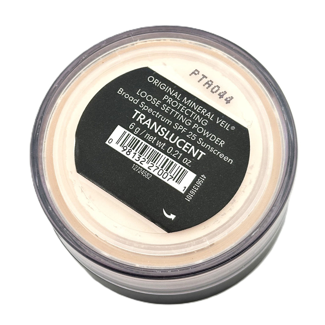 bareMinerals Original Mineral Veil Protecting Loose Setting Powder SPF 25 Translucent – 6 g / 0.21 oz | Authentic – Cosmetics | Glam Command