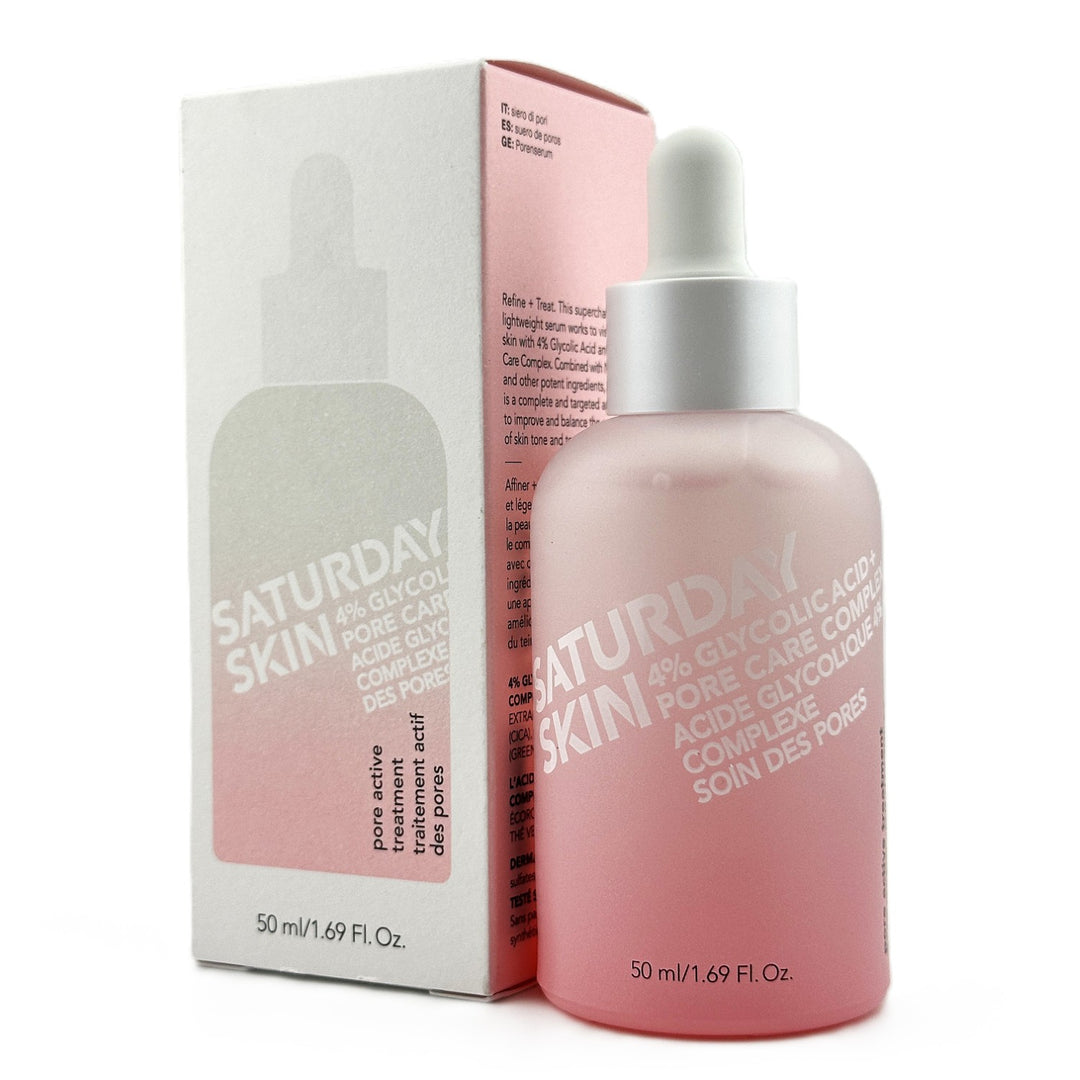 Saturday Skin 4% Glycolic Acid + Pore Care Complex – 50 ml | Authentic – Cosmetics | Glam Command