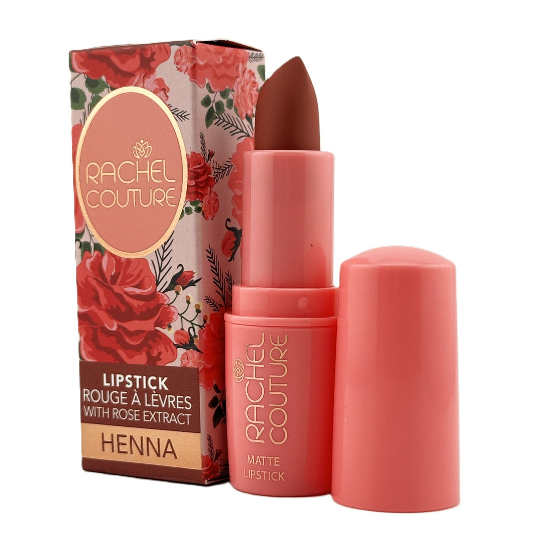 Rachel Couture Lipstick with Rose Extract – Henna – 3.6 g / 0.126 oz – Cosmetics | Glam Command