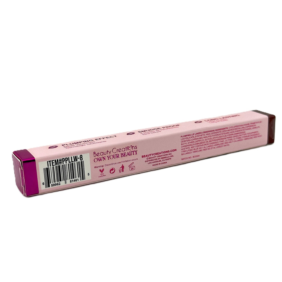 Beauty Creations Plump & Pout Lip Liner – Obsession – 0.38 g – Cosmetics | Glam Command