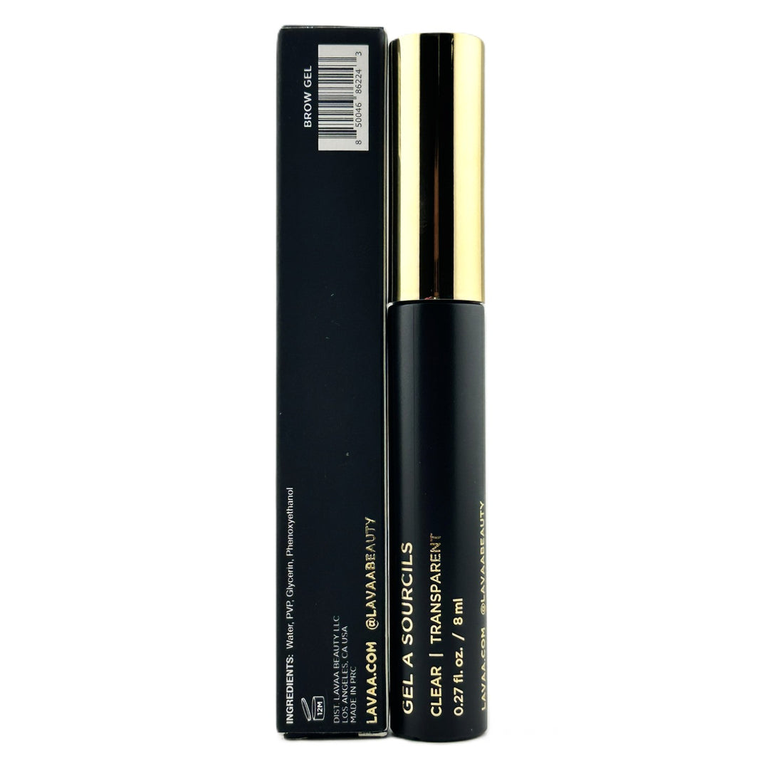 Lavaa Los Angeles Clear Transparent Brow Gel – 0.27 fl oz / 8 ml – Cosmetics | Glam Command