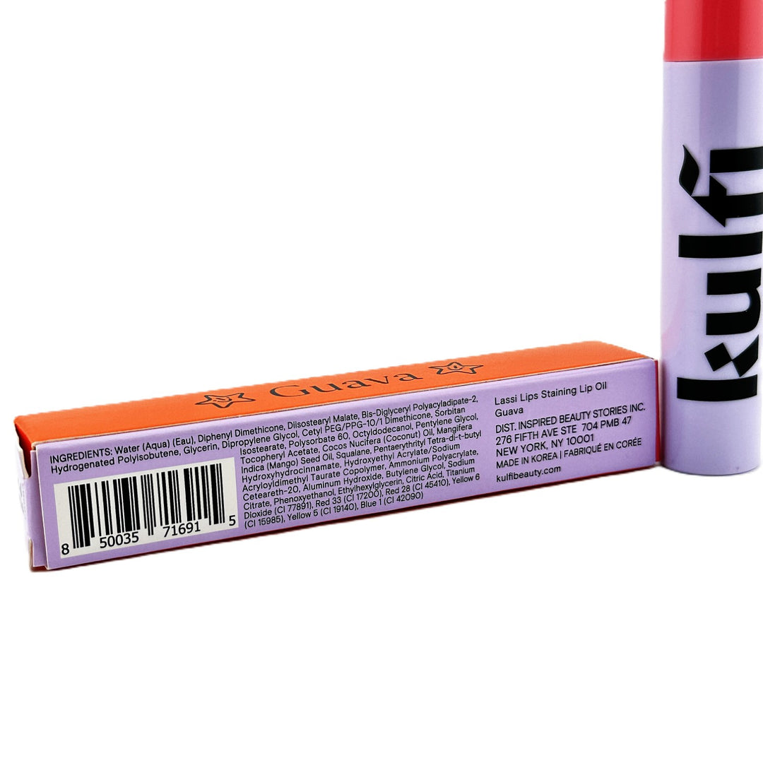 Kulfi Lassi Lips Staining Lip Oil – Guava – 3.8 ml / 0.12 fl oz – Cosmetics | Glam Command