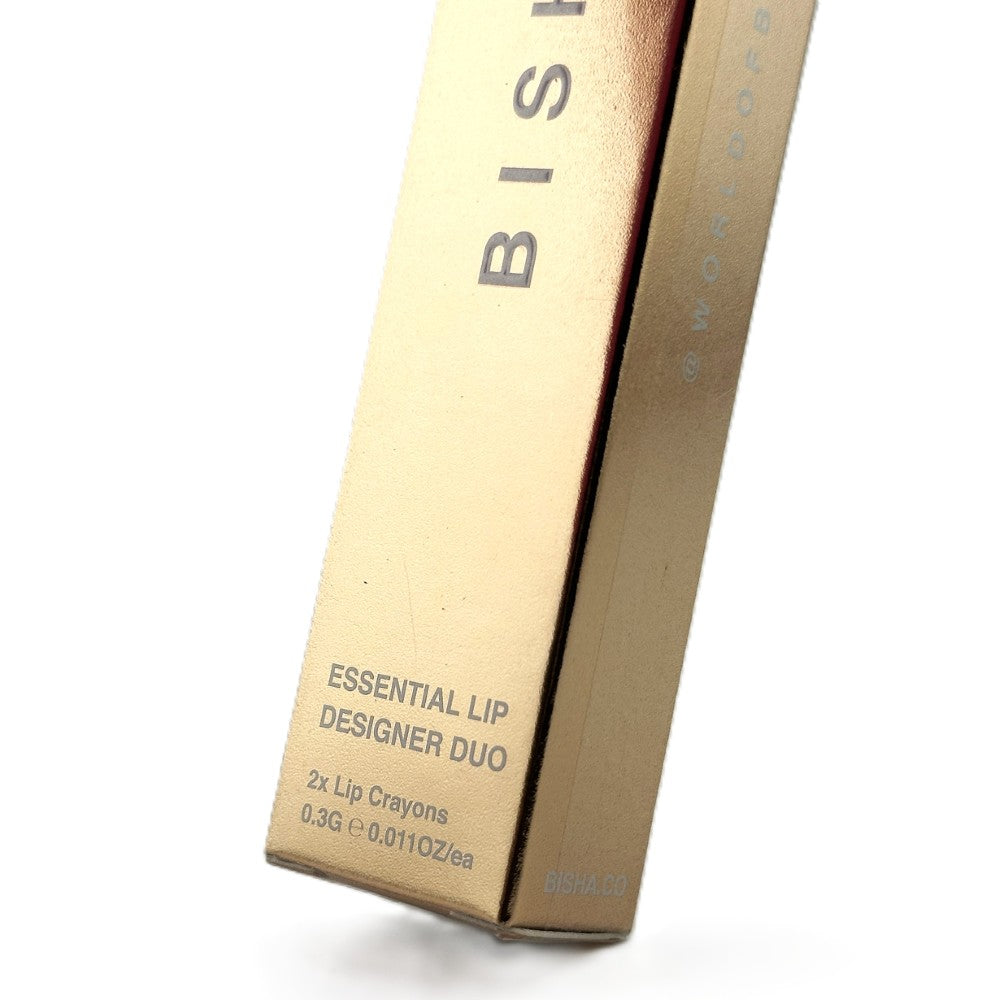 Bisha Essential Lip Designer Duo – San Tropez & St. Barths – 2 x 0.3 g / 0.011 oz | Authentic – Cosmetics | Glam Command