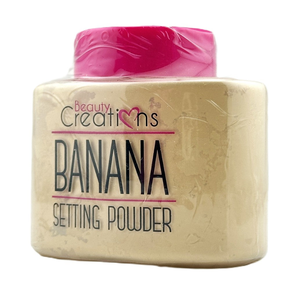 Beauty Creations Setting Powder - Shade BANANA (Soft Yellow) – 25 g / 0.88 oz | NEW – Cosmetics | Glam Command