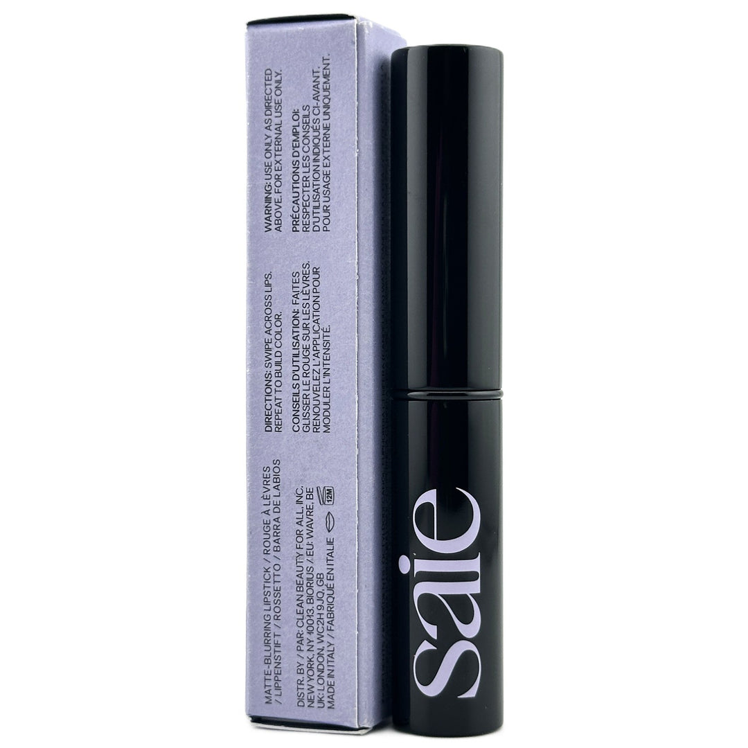 Saie Lip Blur Matte-Blurring Lipstick - Shade DADA - Creamy lipstick - 2.5 g / 0.09 oz – Cosmetics | Glam Command