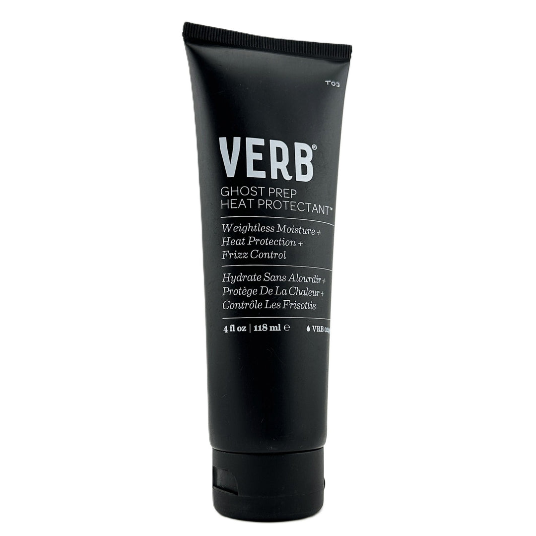 Verb Ghost Prep Hair Heat Protectant – 118ml / 4 fl oz | Sheer – Protective Layer – Cosmetics | Glam Command
