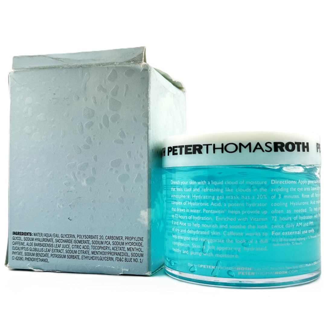 PETER THOMAS ROTH Clinical Skin Care Water Drench Hyaluronic Cloud Mask Hydrating Gel – 150 ml / 5.1 fl oz – Cosmetics | Glam Command
