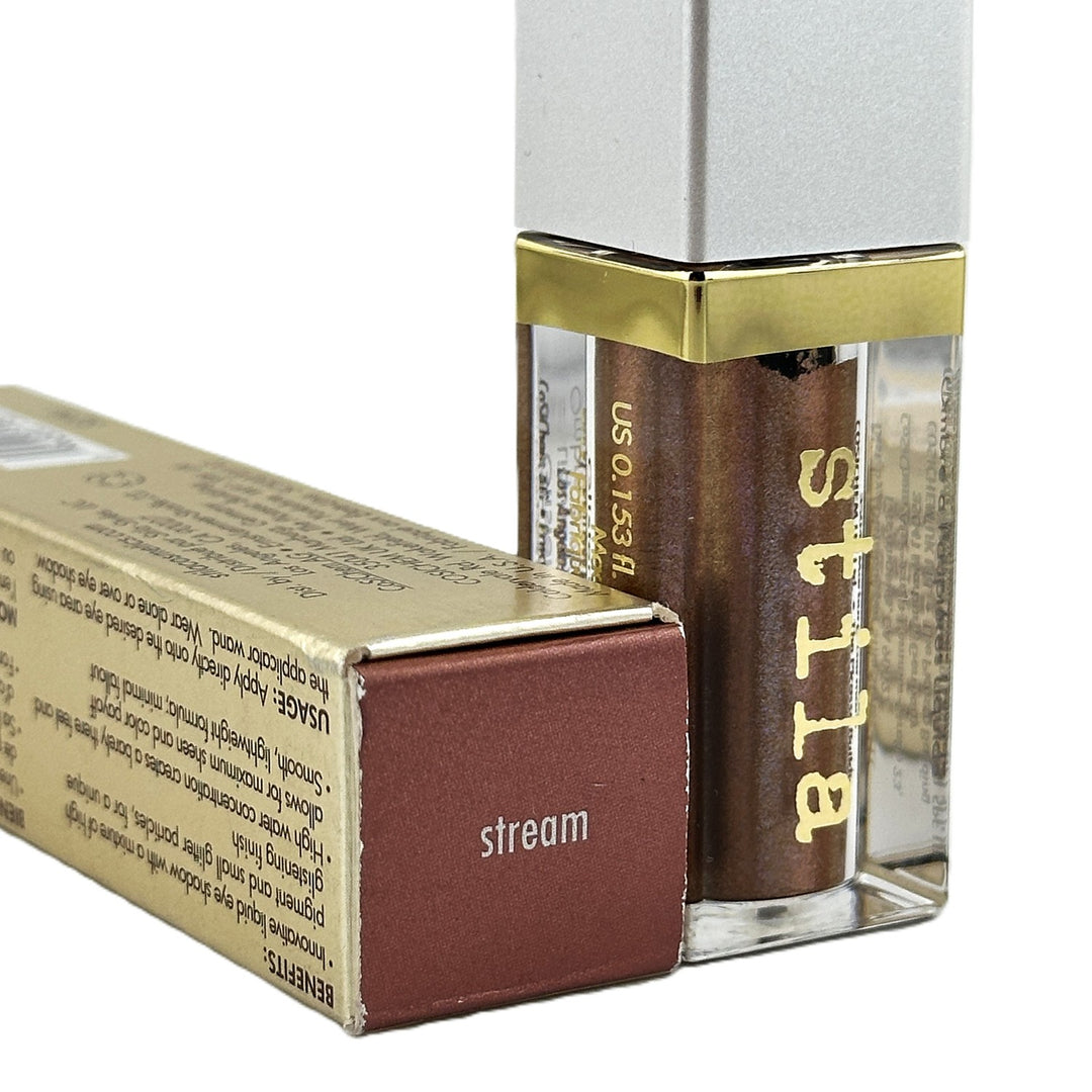 stila Glisten & Glow Liquid Eye Shadow – STREAM – 0.153 fl oz / 4.5 ml | Authentic – Cosmetics | Glam Command