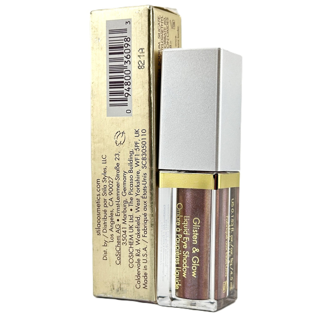 stila Glisten & Glow Liquid Eye Shadow - BROOK - 0.153 fl oz / 4.5 ml | Authentic – Cosmetics | Glam Command