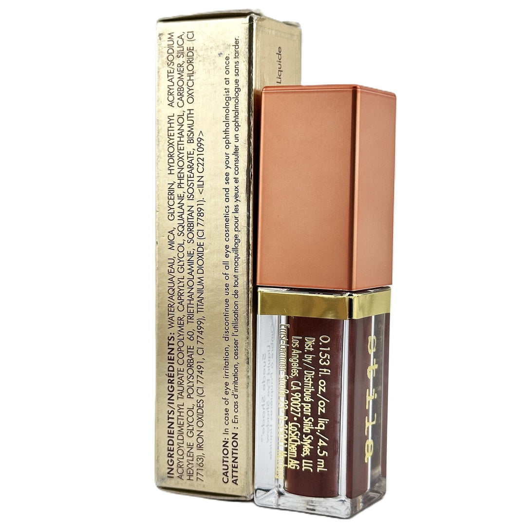 stila Suede Shade Liquid Eye Shadow - SHEER TERRACOTTA - 0.153 fl oz / 4.5 ml | Authentic – Cosmetics | Glam Command