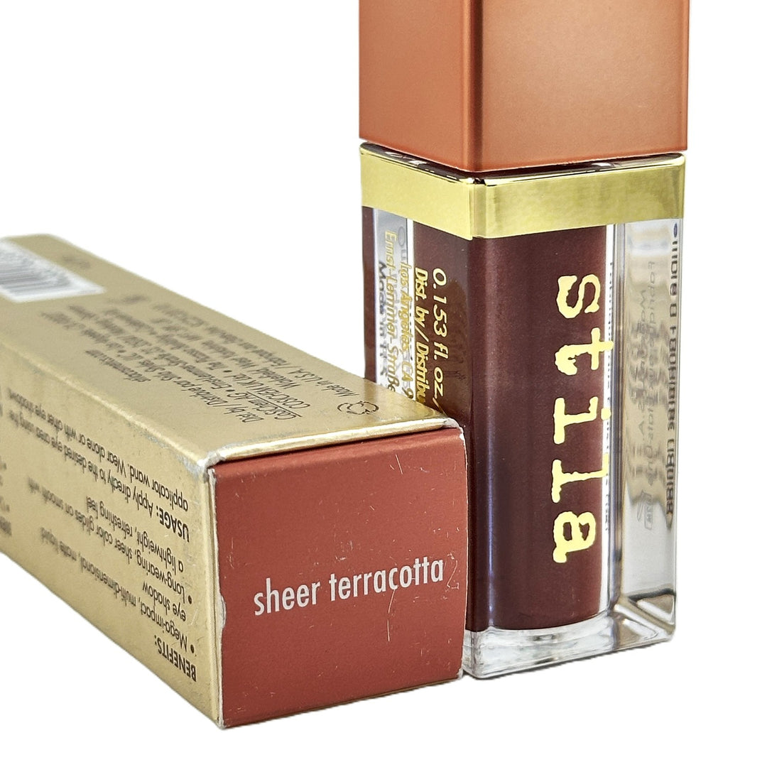 stila Suede Shade Liquid Eye Shadow - SHEER TERRACOTTA - 0.153 fl oz / 4.5 ml | Authentic – Cosmetics | Glam Command