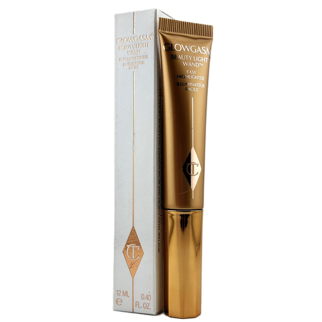 CHARLOTTE TILBURY Glowgasm Beauty Light Wand Easy Highlighter - GOLDGASM - 12 ml / 0.40 fl oz | Authentic – Cosmetics | Glam Command