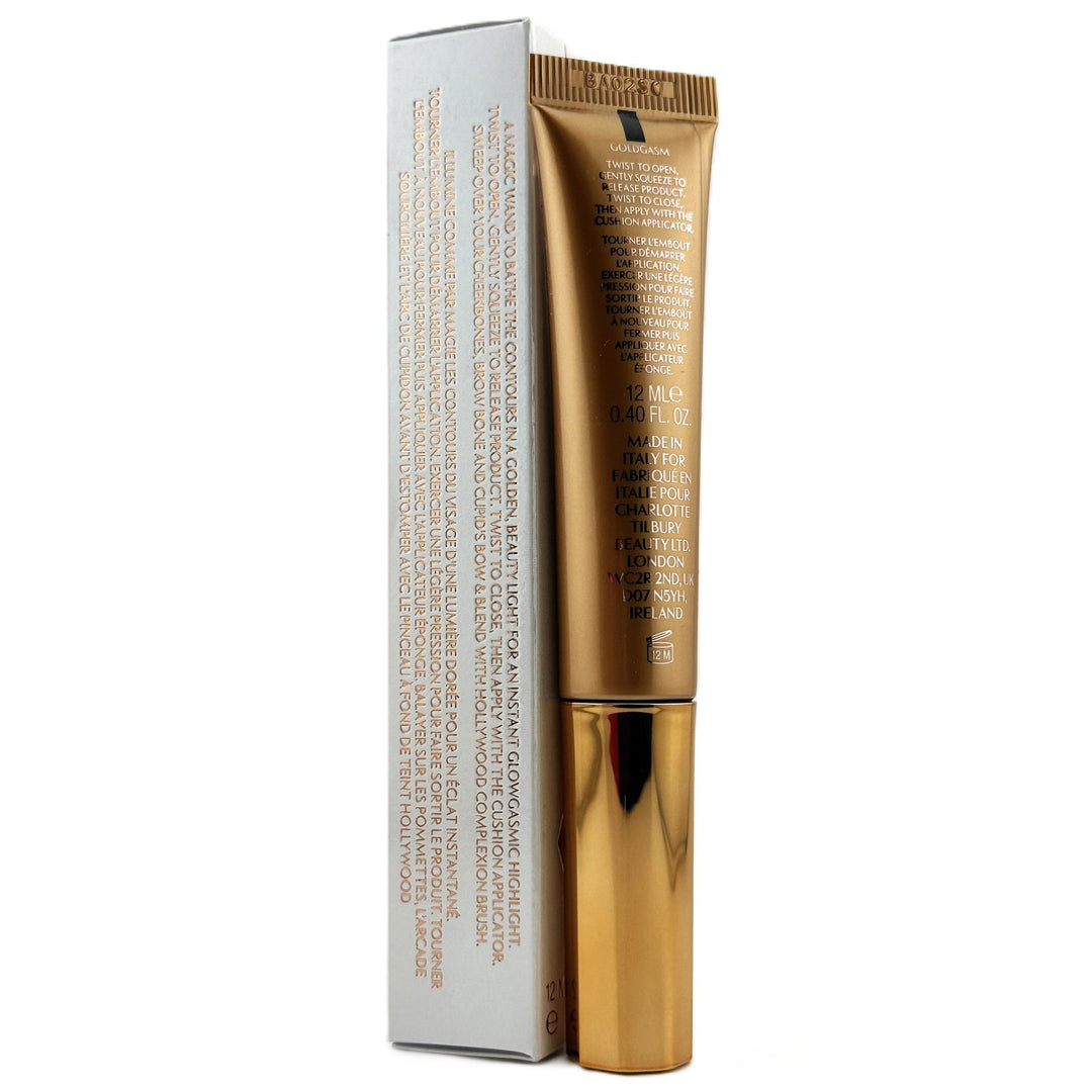 CHARLOTTE TILBURY Glowgasm Beauty Light Wand Easy Highlighter - GOLDGASM - 12 ml / 0.40 fl oz | Authentic – Cosmetics | Glam Command