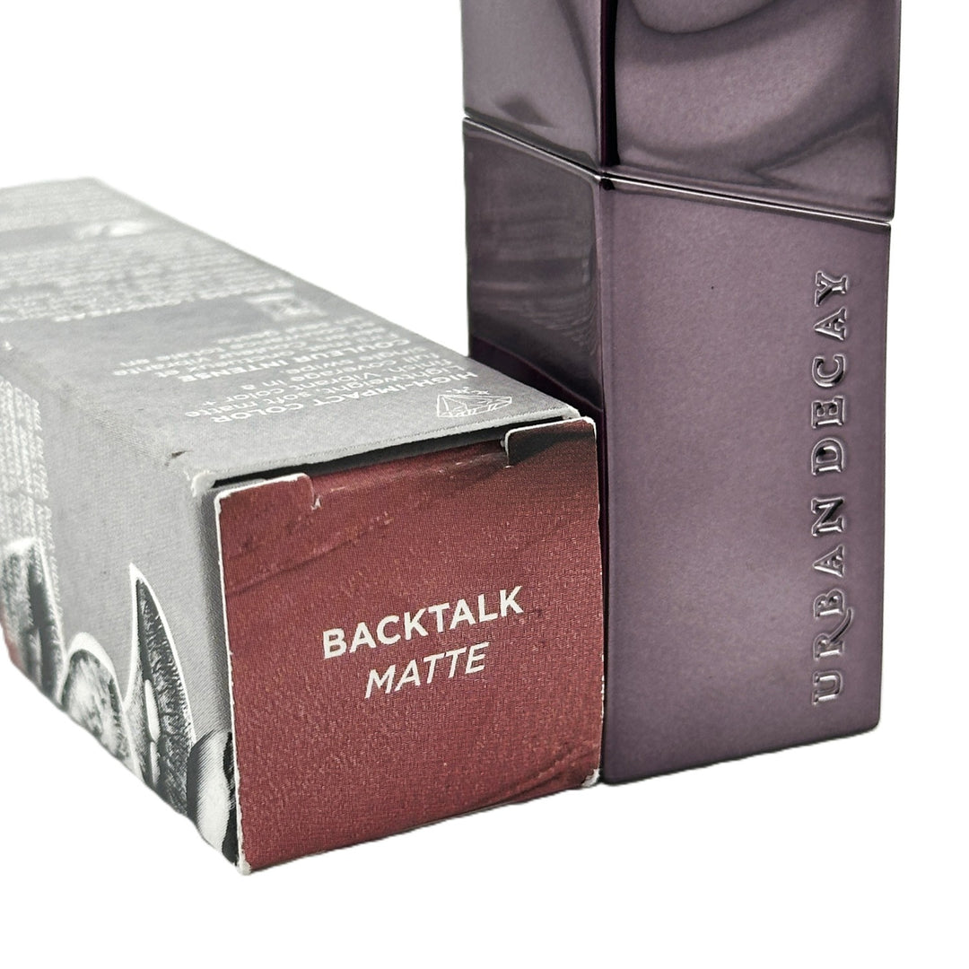 URBAN DECAY Vice High Impact Vegan Lipstick - BACKTALK MATTE - 3.4 g / 0.11 oz | Authentic – Cosmetics | Glam Command