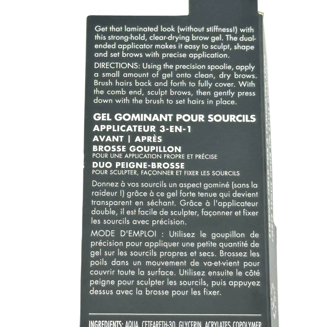 e.l.f. Brow Laminating Gel ~ CLEAR ~ 3-in-1 Applicator ~ 0.27 oz / 7.8 g | Authentic – Cosmetics | Glam Command