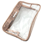 Load image into Gallery viewer, Vanity Planet ~ Clear Makeup Bag with Snake Print Trim ~ VP60395-0000 | Authentic
