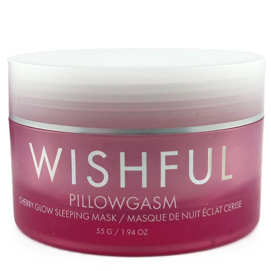 Wishful Pillowgasm Cherry Glow Sleeping Mask ~ 1.94 oz / 55 g | Hydrated mask – Cosmetics | Glam Command