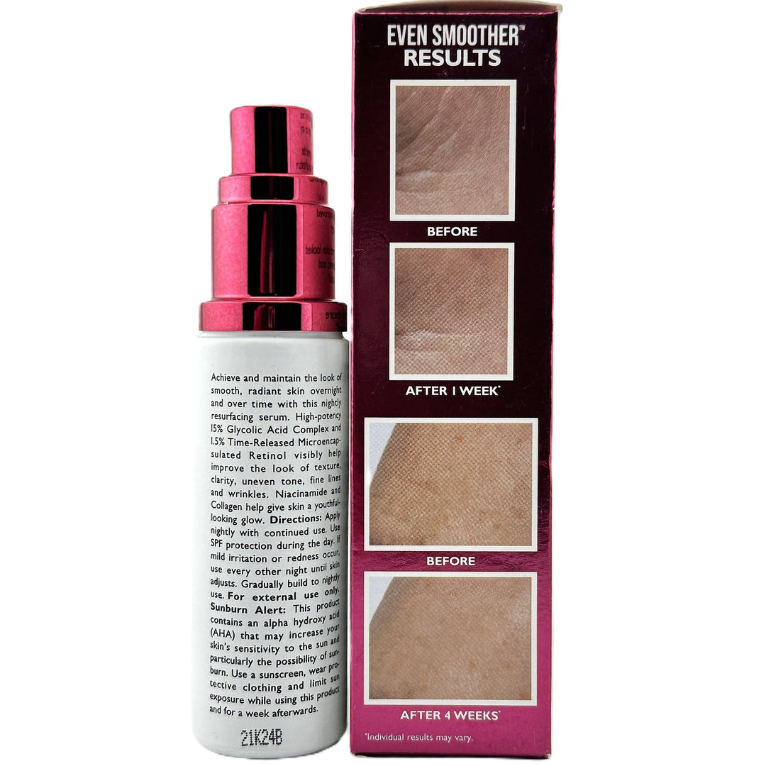 Peter Thomas Roth Smoother Glycolic Retinol Resurfacing Serum ~ 1 fl oz / 30 ml | Authentic – Cosmetics | Glam Command