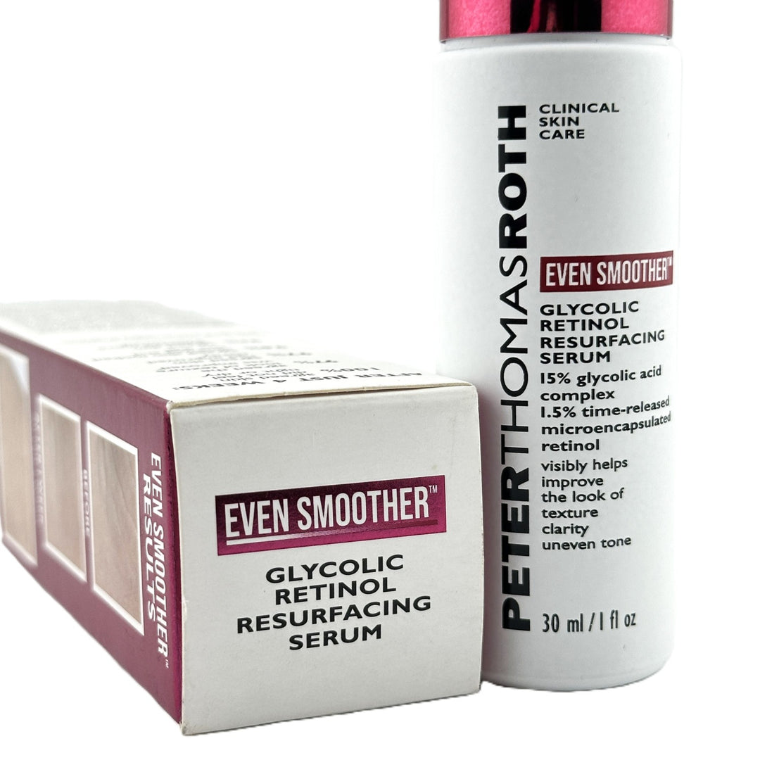 Peter Thomas Roth Smoother Glycolic Retinol Resurfacing Serum ~ 1 fl oz / 30 ml | Authentic – Cosmetics | Glam Command