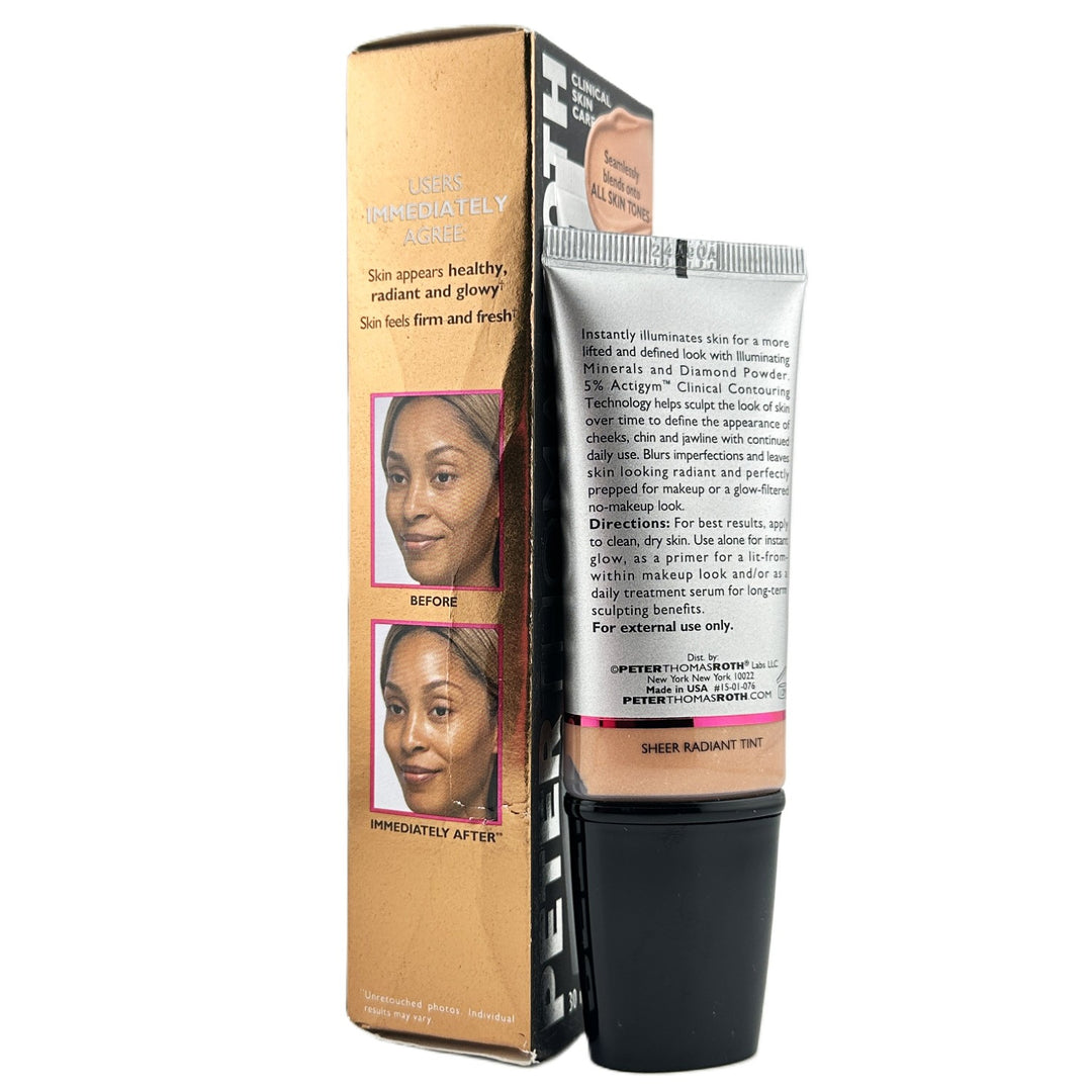 Peter Thomas Roth Glow-Filter Priming Serum ~ Sheer Radiant Blur & Prep ~ 1 fl oz / 30 ml | Authentic – Cosmetics | Glam Command
