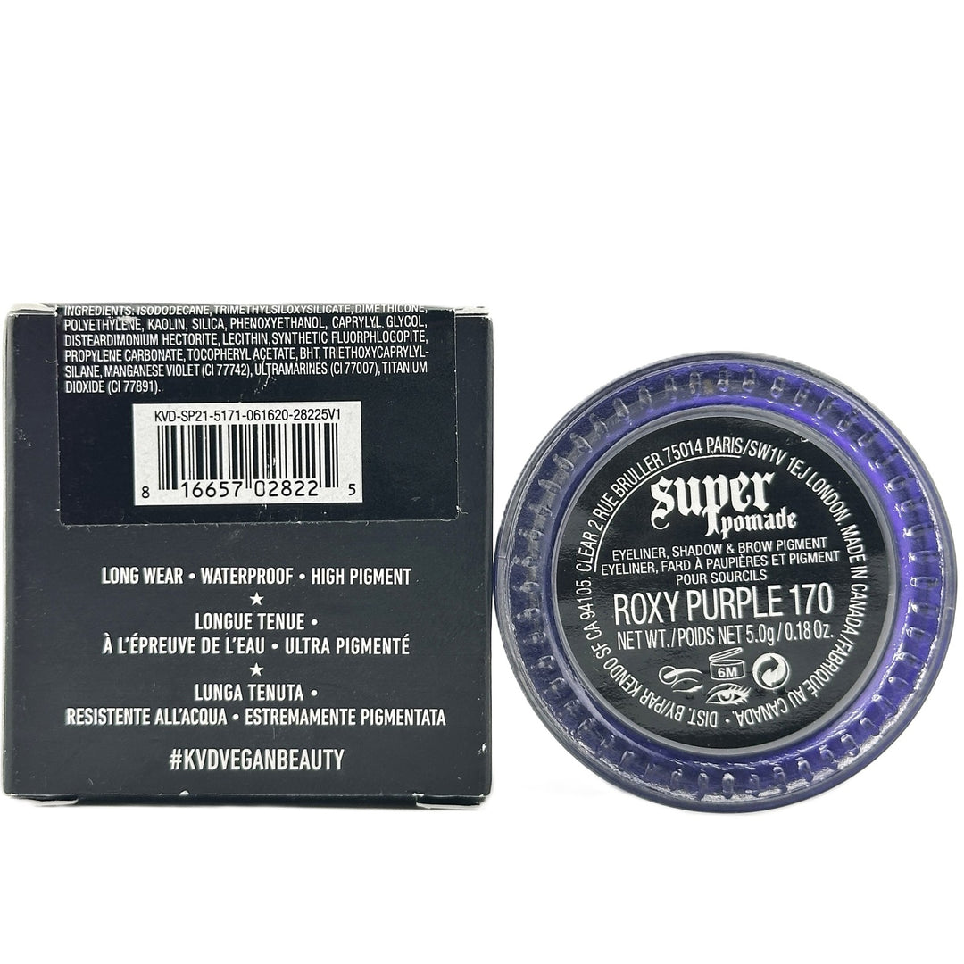 KVD Super Pomade Eyeliner, Shadow & Brow Pigment - Shade ROXY PURPLE 170 - 5.0 g / 0.18 oz – Cosmetics | Glam Command