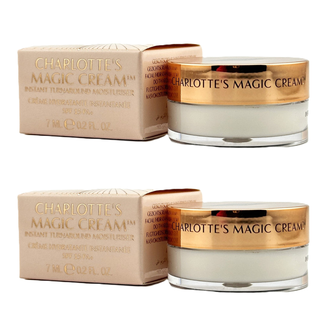 Charlotte Tilbury Magic Cream Instant Turnaround Moisturizer 2 x 7 ml / 0.2 fl oz Set – Cosmetics | Glam Command