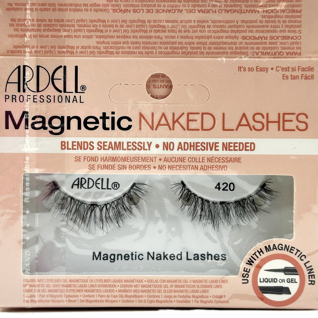 Set of 4 boxes - ARDELL Magnetic Naked Lashes 420 - Natural Look – Cosmetics | Glam Command
