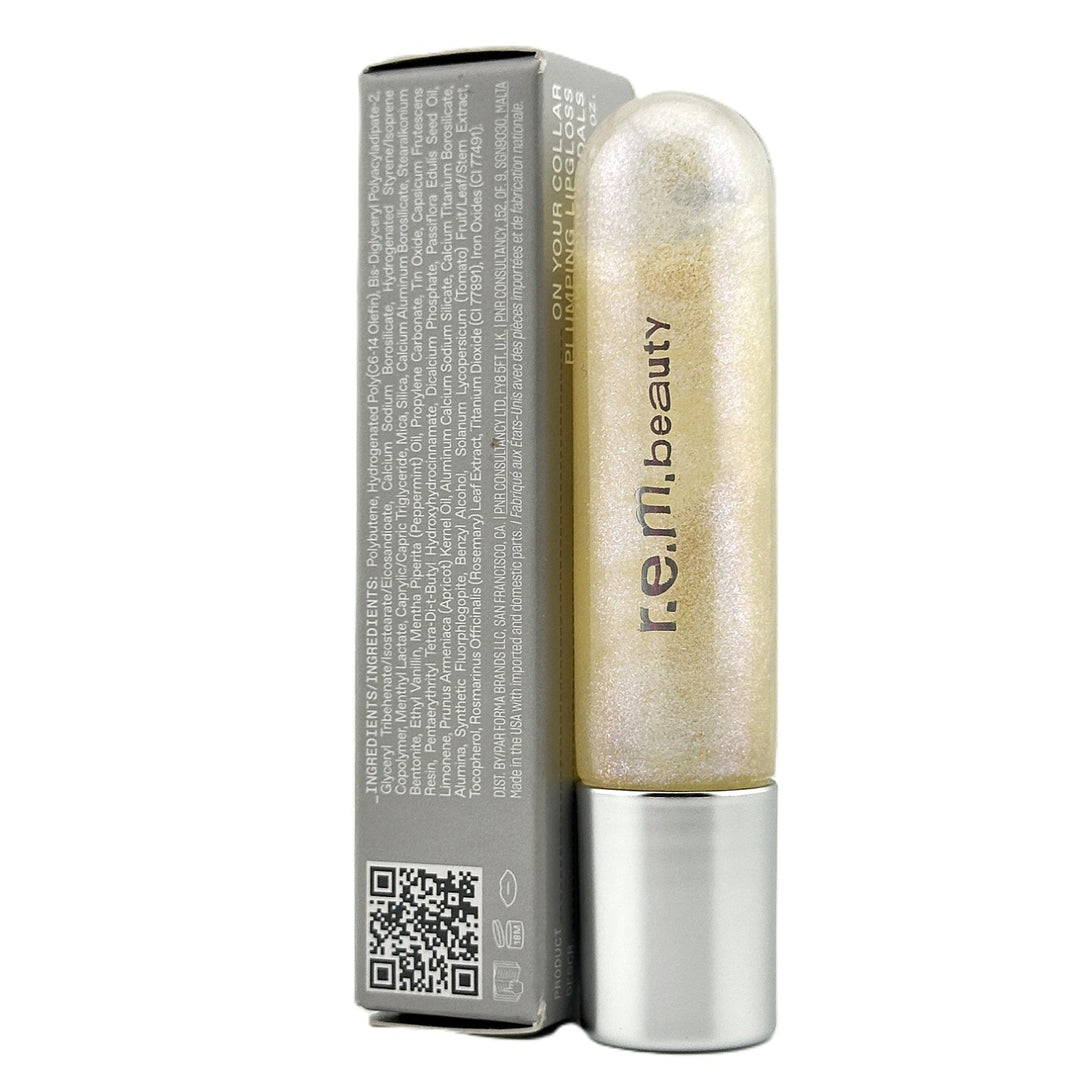 r.e.m. beauty On Your Collar Plumping Lipgloss - Shade Jelly Sandals - 8.40 ml / 0.28 fl oz – Cosmetics | Glam Command