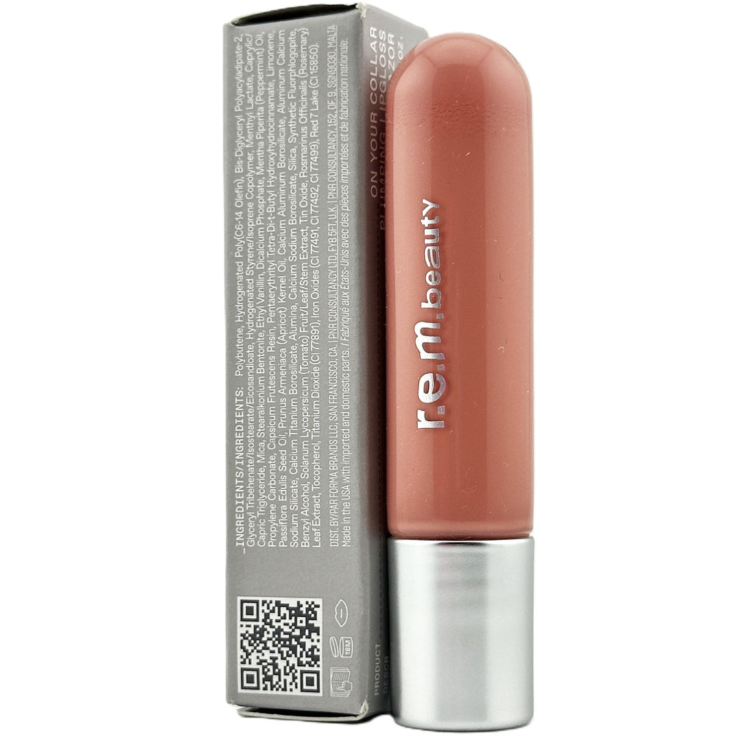 r.e.m. beauty On Your Collar Plumping Lipgloss Pink Razor - 8.40 ml / 0.28 fl oz – Cosmetics | Glam Command