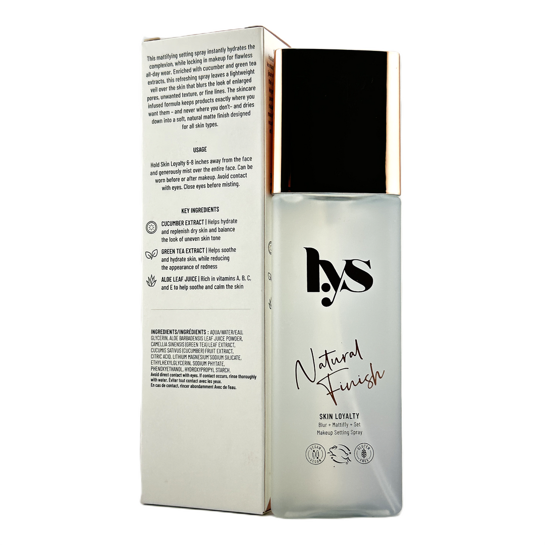 LYS Beauty Skin Loyalty Blur + Mattify + Set Makeup Setting Spray – 3.3 FL oz / 100 mL – Cosmetics | Glam Command