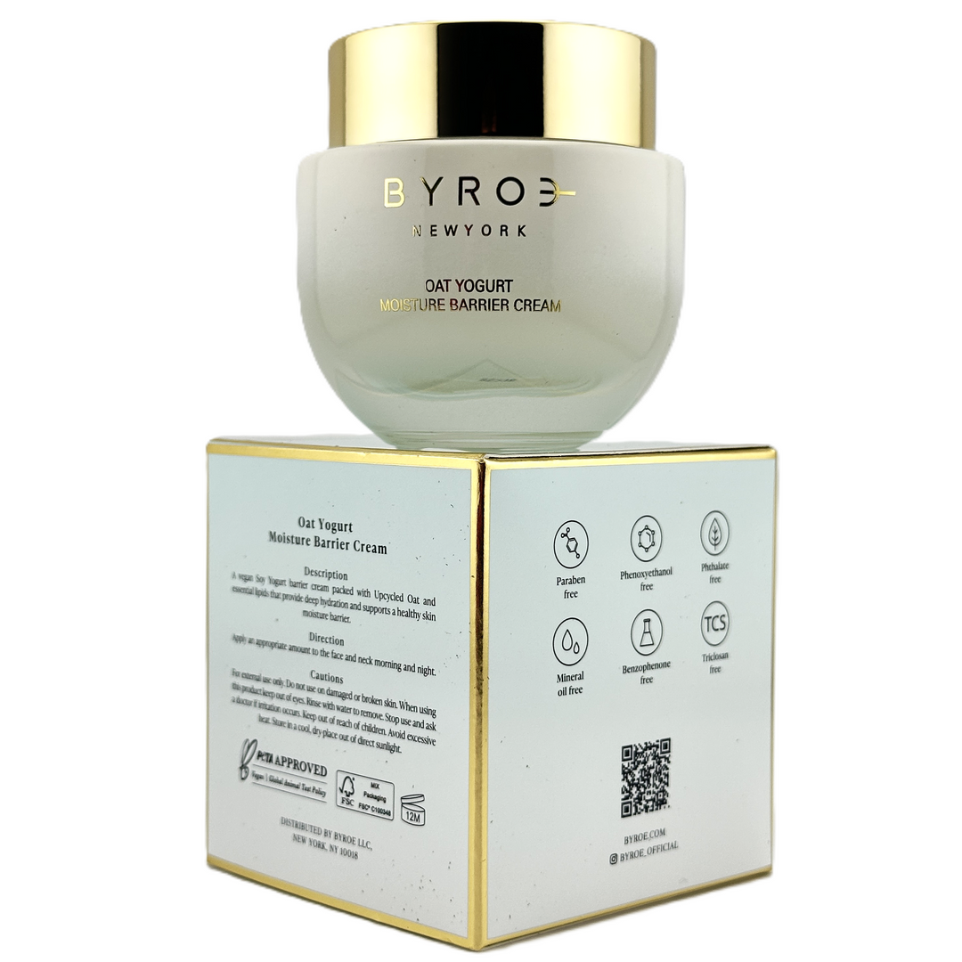 BYROE Oat Yogurt Moisture Barrier Cream – 1.69 FL oz / 50 mL – Cosmetics | Glam Command