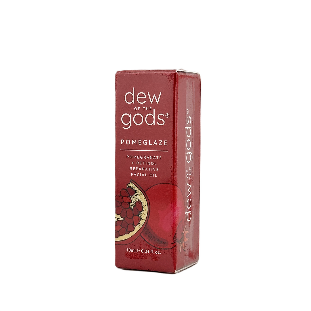 Dew of the Gods POMEGLAZE Pomegranate + Retinol Reparative Facial Oil – 10 mL / 0.34 FL oz – Cosmetics | Glam Command