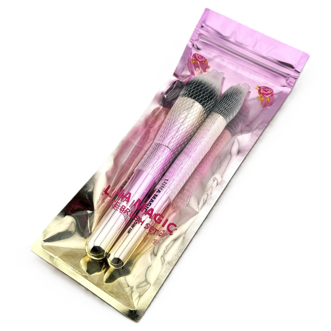 LUNA MAGIC 2 PC Face Brush Set - Glow Up & Blend the Rules