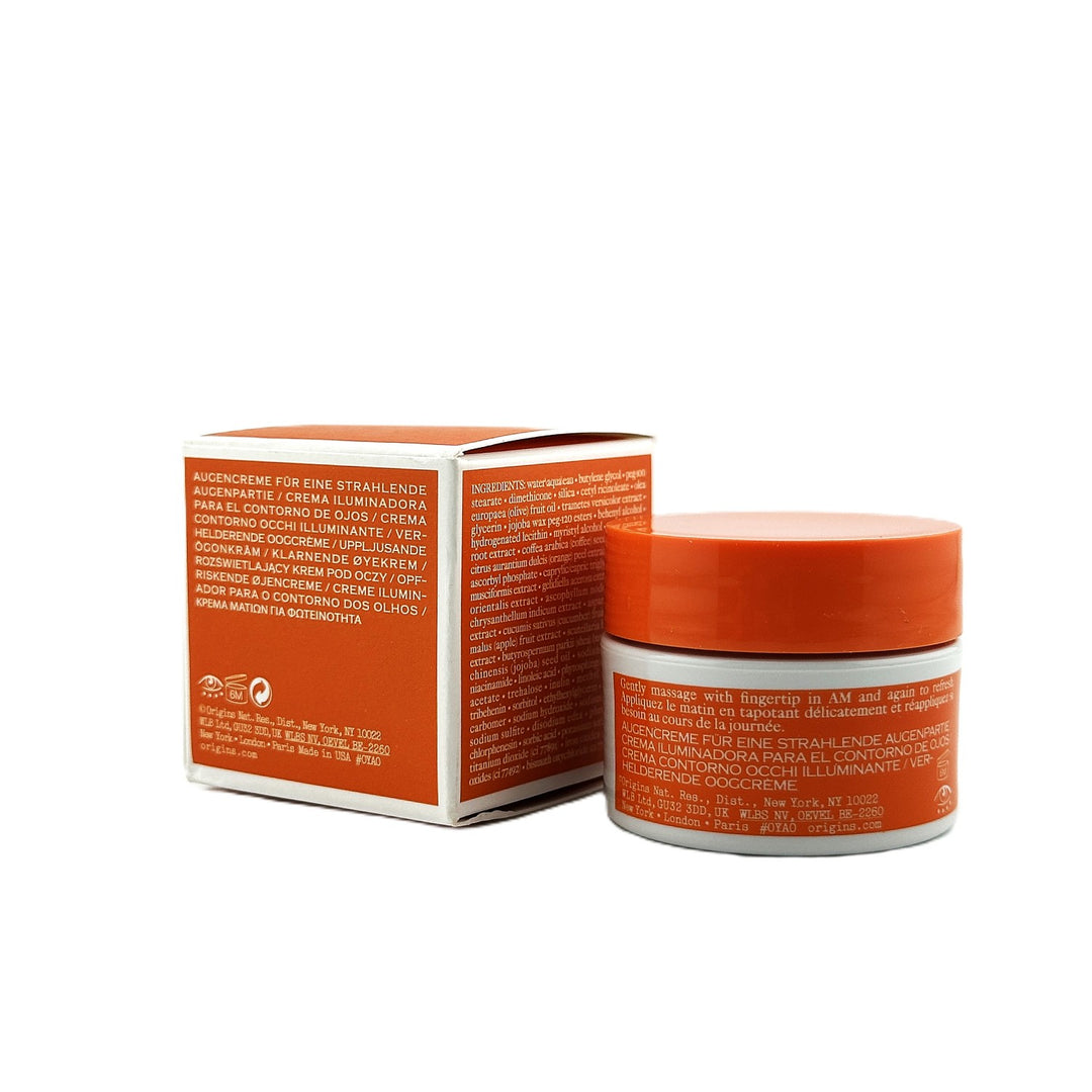 ORIGINS GINZING Brightening Eye Cream COOL - 15 ml / 0.5 fl oz – Cosmetics | Glam Command