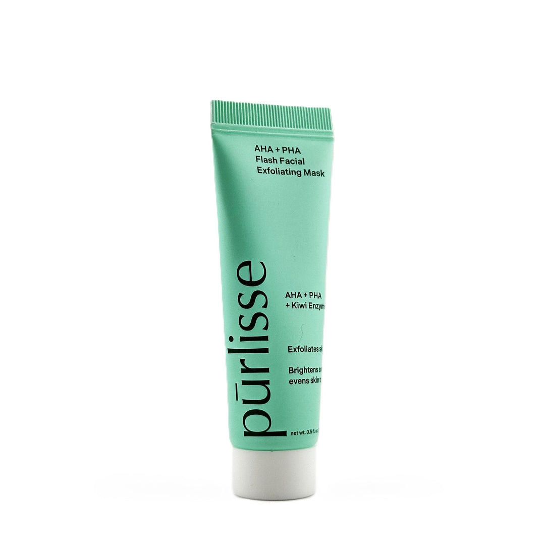 purlisse Flash Facial Exfoliating Mask KIWI ENZYMES – 15 ml / 0.5 fl oz – Cosmetics | Glam Command